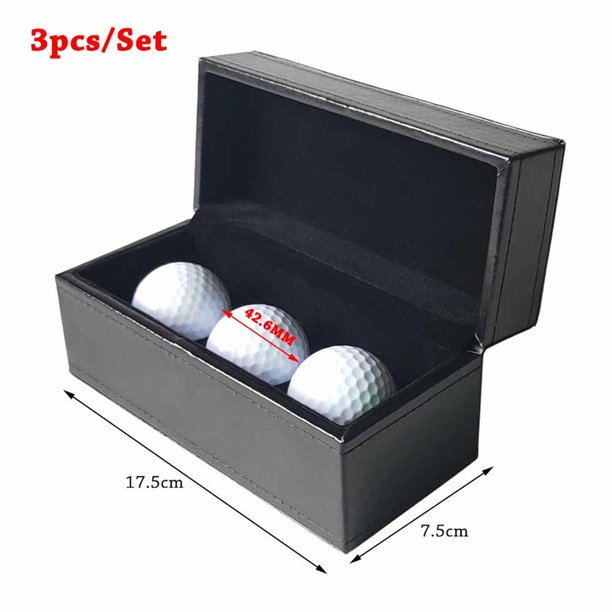 Pelotas De Golf Pelota De Práctica De Golf Con Caja Para Interior Jardín Al Aire Libre Entrenamiento De Golf Accesorio De Práctica De Golf 3 Pcs Moyic OD009090-00