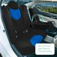 thumbnail image 4 of For Nissan Altima 2019-2023 FH Group Custom Fit Neoprene Car Seat Covers - Blue Rear Bench, 4 of 5