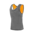 thumbnail image 1 of Polyester Men Vest Portable Reusable Washable Stylish Solid Color Thermal Warm Keeping Dual Layer Boys Underwear Clothing Dark Grey 3XL, 1 of 10
