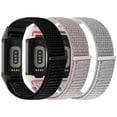thumbnail image 2 of KBYKO 3 Pack Nylon Bands Compatible with Charge 6 Bands/Charge 5 Bands, Soft Adjustable Breathable Strap Replacement Wristband for Women Men, 2 of 7
