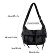 thumbnail image 6 of Huhudde Nylon Underarm Bag for Women Fashion Shoulder Bags with Adjustable Strap Multi Pockets Large Capacity for Travel, 6 of 21