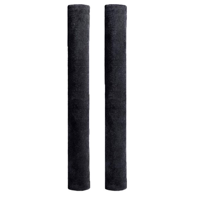Shisuyan 2Pcs Refrigerator Handle Covers Black Velvet Cloth Skid-proof for Kitchen Use