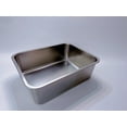 thumbnail image 3 of Kunwu Stainless Steel Kitty Litter Box, Corrosion Resistant, Easy to Clean, Medium Size, 3 of 9