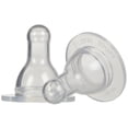 thumbnail image 1 of Lifefactory Silicone Baby Bottle Nipple - Stage 1 - 2 Pack, 1 of 2