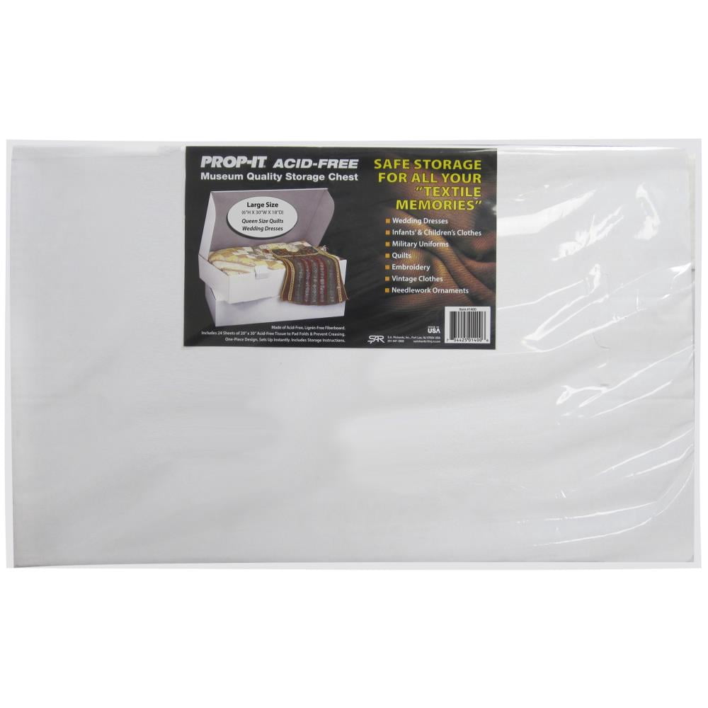 S.A. RICHARDS 1400 Prop-It Acid Free Storage Chest, 6"X18"X30"-Large