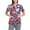 02-Blue, variant on Petite Scrubs For Women,Women's Fashion V-Neck Nursing Top Valentine's Day Print Short-Sleeve Nursing Scrub Top with Pockets - Blue - XXXXL