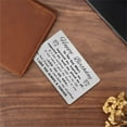 thumbnail image 3 of DEGASKEN Happy Birthday Cards for Him, Guy Gifts for Bday, Men Metal Wallet Card, 3 of 5