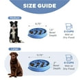 thumbnail image 6 of Outward Hound Fun Feeder Slo Bowl, Large Slow Feeder Dog Bowl, 4 Cups, Blue, 6 of 8