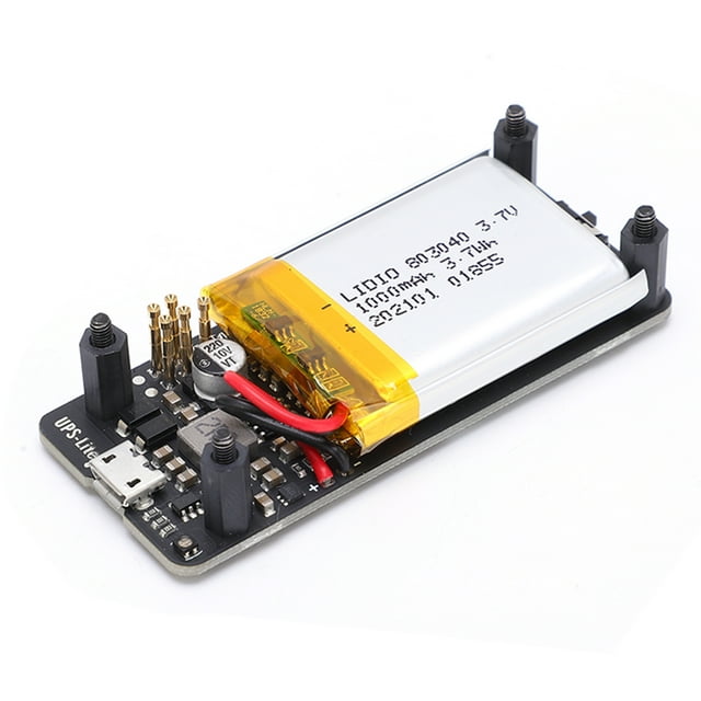 Placa De Alimentación UPS ANGGREK Cargador Preciso Duradero 400mA Para Raspberry Pi Zero CH1010