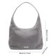 thumbnail image 5 of Bolso Hombro Felpa para Mujer Mano Mullido Compras Gran Capacidad (gris), 5 of 5
