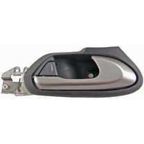 Dorman 81431 Passenger Side Interior Door Handle for Specific Honda Models, Smooth Silver Lever; Black Housing