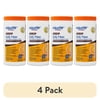 (4 pack) Equate Daily Fiber Supplement, Psyllium Husk Fiber Orange Powder, Sugar-Free 114 Doses