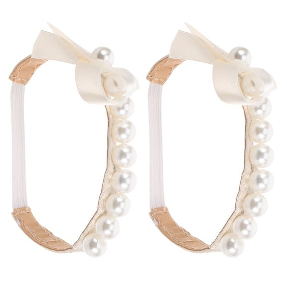 LOLIPPYY 1 Pair Women Elegant High Heels Anti Loose Straps Beige PU For Secure Daily Wear