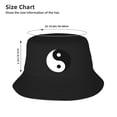 thumbnail image 5 of Yin Yang Bucket Hat For Womens And Mens Outdoor Beach Fisherman Hat Sun Hat, 5 of 8