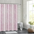 thumbnail image 4 of Fmbmuo Heavyweigh Shower Curtains Pink Polyester Decorations， Prints Modern Shower Curtain 1Pcs, 4 of 6