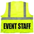 thumbnail image 2 of Event Staff safety vest in mesh fabric, very breathable, high visibility, 2 of 3