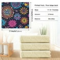 thumbnail image 3 of Ryvnso Bohemian Mandala Flower Kitchen Towels Dish Clothes for Drying Dishes Cleaning Absorbent Set of 6, 3 of 9
