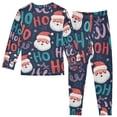 thumbnail image 3 of Boys Pajamas Girls Pajama Cute Santa Claus Cute Comfortable Cotton Two-piece Pajama Set, 3 of 7