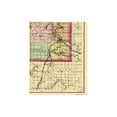 thumbnail image 2 of Historic County Map - Ionia County Michigan - Walling 1873 - Vintage Wall Art, 2 of 4