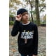 thumbnail image 2 of Camiseta STAR WARS para niños pequeños, manga larga, 3T, paquete de 2 unidades, negro/gris, 2 of 9