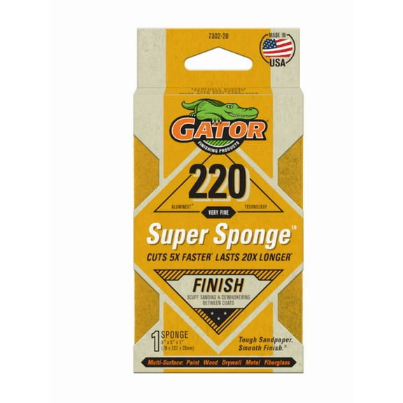 Gator Fine 220-Grit Sanding sponge