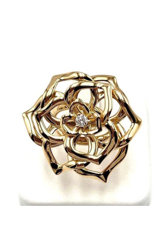 Pre-Owned Piaget Women's Ring Gold Diamond Flower