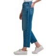 thumbnail image 3 of Calvin Klein Jeans High-Rise Mom-Fit Cotton Ankle Jeans, Blue, 32, 3 of 3