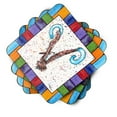 thumbnail image 2 of Carolines Treasures 8445-VFC Beach and Seafood Foam Coaster Set of 4 3 1/2 x 3 1/2 multicolor, 2 of 3