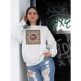 thumbnail image 2 of Taurus Zodiac Ethnic Style Sweatshirt Women -Image by Shutterstock, Female 5X-Large, 2 of 4