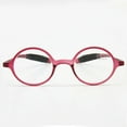 thumbnail image 2 of Lunettes de Lecture Rétro Incassables Flexibles + 1,0 à + 3,5 Monture Ronde Lecteur de Poche Geek Nerd, 2 of 5