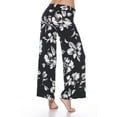 thumbnail image 2 of White Mark Women's Hawaiian Flower Palazzo Pants, 2 of 10