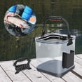 thumbnail image 6 of Fishing Bucket Collapsible Fishing Bucket Thick Convenient Durable Comes with 5m Large side pocket, 6 of 8