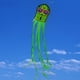 thumbnail image 4 of Cometas de pulpo para niños, cometas de animales de dibujos animados de juguete con cola larga para viajes al aire libre en el parque de la playa, 4 of 7
