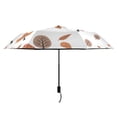 thumbnail image 2 of Trees Leaf Compact Sun Umbrella Windproof Travel Umbrellas for Rain Strong Portable UV Protection, 2 of 8