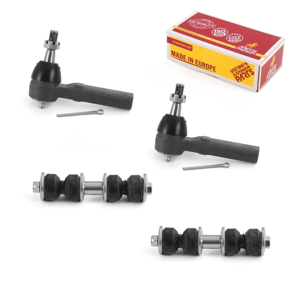 Metrix Premium Chassis Parts - 4 PC Outer Tie Rod End & Front Sway Bar Stabilizer End Link Kit Fits 00-13 Chevrolet Impala, 00-07 Monte Carlo, 06 Pontiac Grand Prix ES3459 K700527/K5342