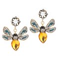 thumbnail image 2 of Pendientes colgantes en forma de abeja, pendientes colgantes de aleación, joyería, adorno en forma de gota para mujeres y niñas, 2 of 8