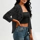 thumbnail image 2 of TaTaai Ladies Summer Cardigan Long Sleeve Open Front Loose Fit Lightweight Mesh Top Casual Cover Up Beach Blouse Gift, 2 of 8