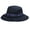 Navy Blue, variant on Sun Hat Snap Closure Wide Brim Multipurpose Camouflage Bucket Boonie Hat for Hunting