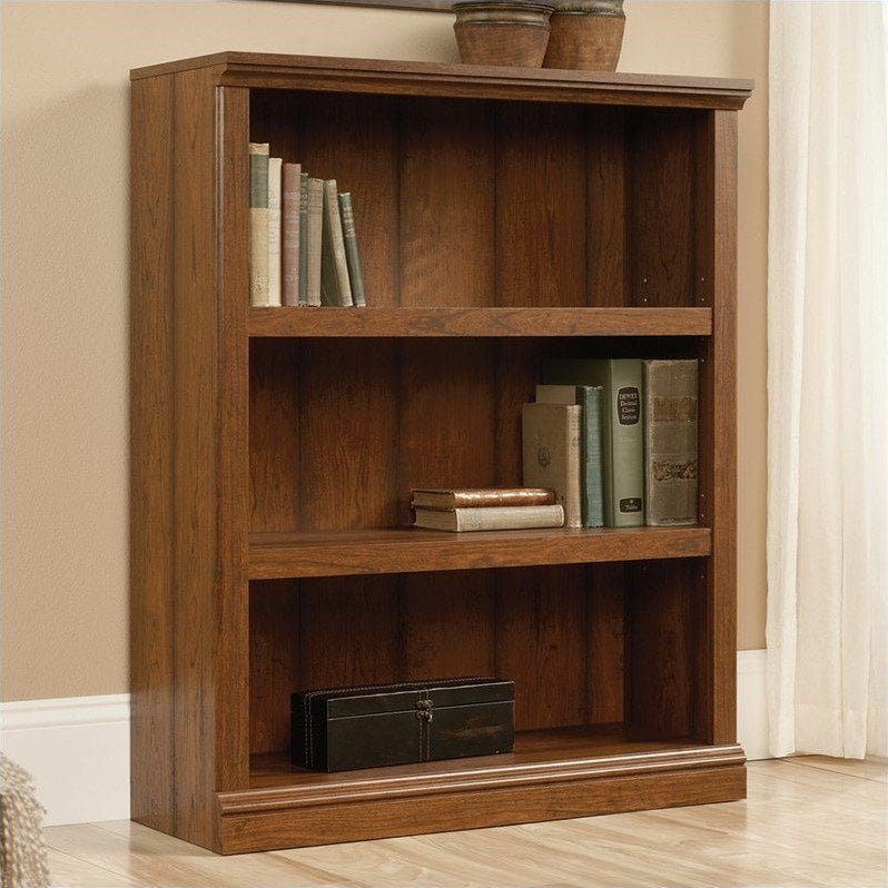 Sauder 3 Shelf Bookcase in Washington Cherry | Walmart Canada