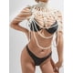 thumbnail image 4 of Cadena de suéter de perlas con flecos trenzada Sexy, cadena de cuerpo de perlas de imitación multicapa retro francesa para esposas y madres, 4 of 5
