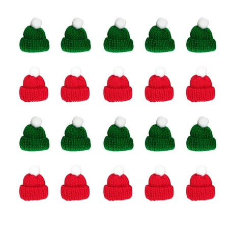 

FRCOLOR 12Pcs Multi-function Bottle Hats Delicate Miniature Hats Decorative Doll Hats