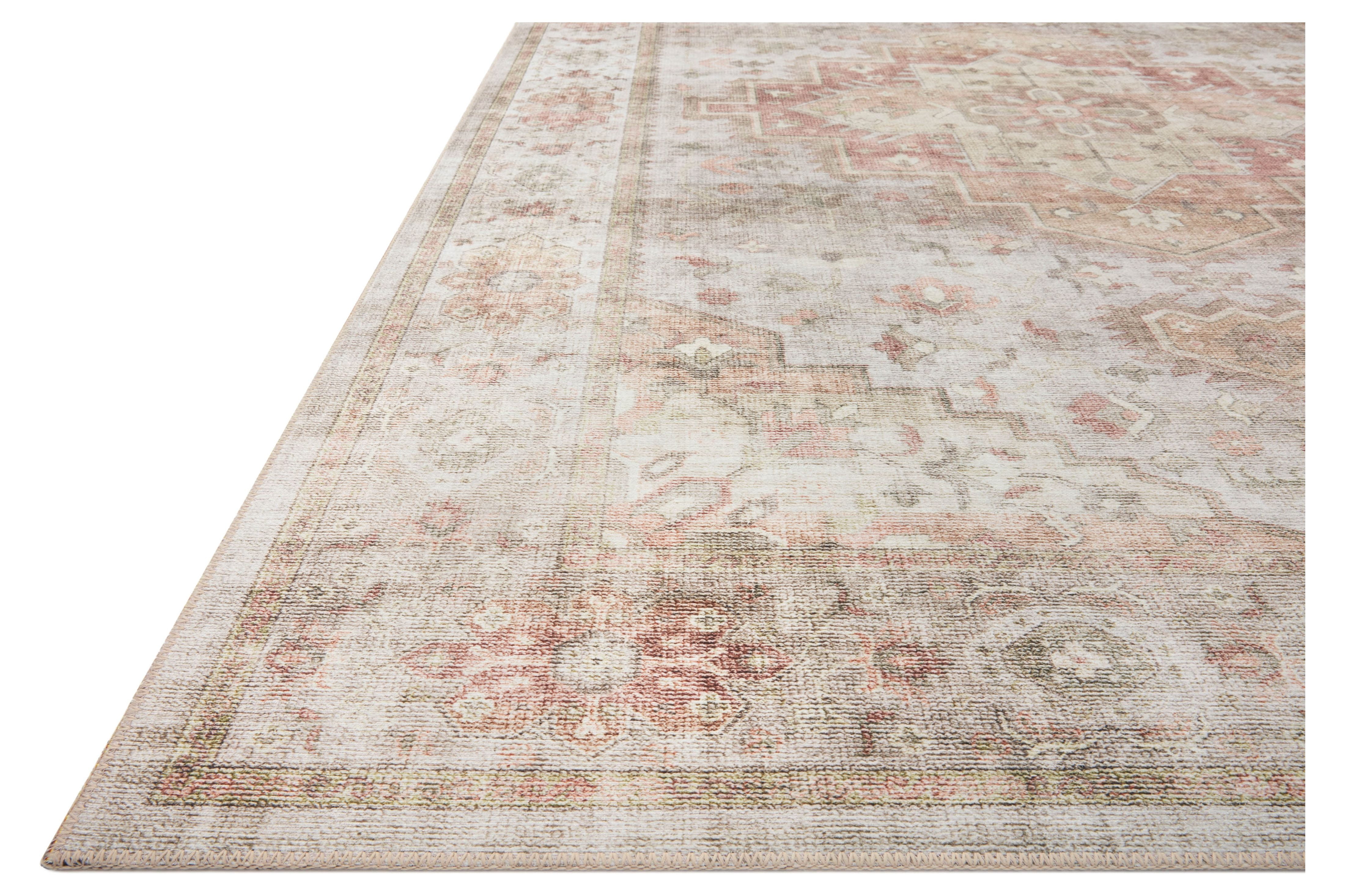 Loloi Heidi Collection HEI-02 Sage / Multi, Oriental Area Rug 7'-6" x 7'-6" Round
