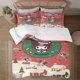 thumbnail image 1 of Juego de edredón navideño Kuromi para niños, niñas, niños y adultos, juego de cama geométrico 3D, 1 funda de edredón + 2 fundas de almohada, 1 of 6