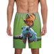 thumbnail image 1 of Fotbe Butterfly Landing On Head Dumpy Frog Pantalones Cortos de Pijama para Hombre, Ropa de Dormir, Pantalones de Pijama Cortos para Hombre-Large, 1 of 6