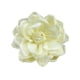 thumbnail image 3 of Broche de flores de tela para mujer, accesorios para el cabello, broche de flores de rosa de tela satinada Beige, 3 of 9