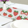 thumbnail image 4 of Yayeee Table Runner 70 inches Long Home Kitchen Dinning Party Decoration, Strawberry, 4 of 7