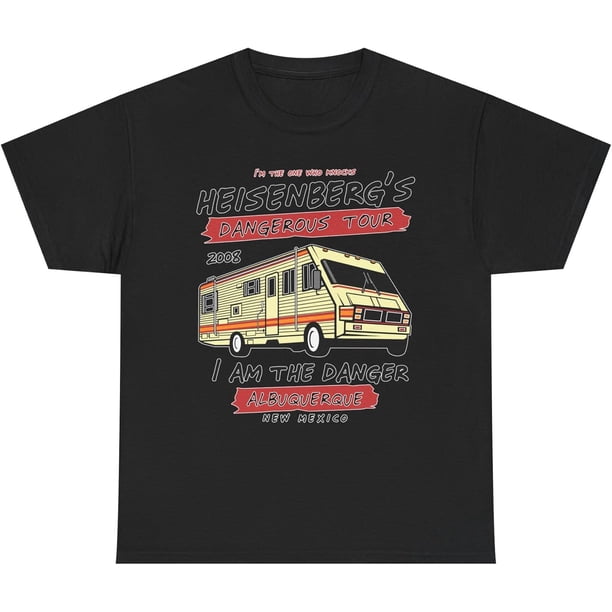 Dangerous Heisenberg Tour Breaking New Mexico Bad RV Unisex Heavy Cotton Tshirt
