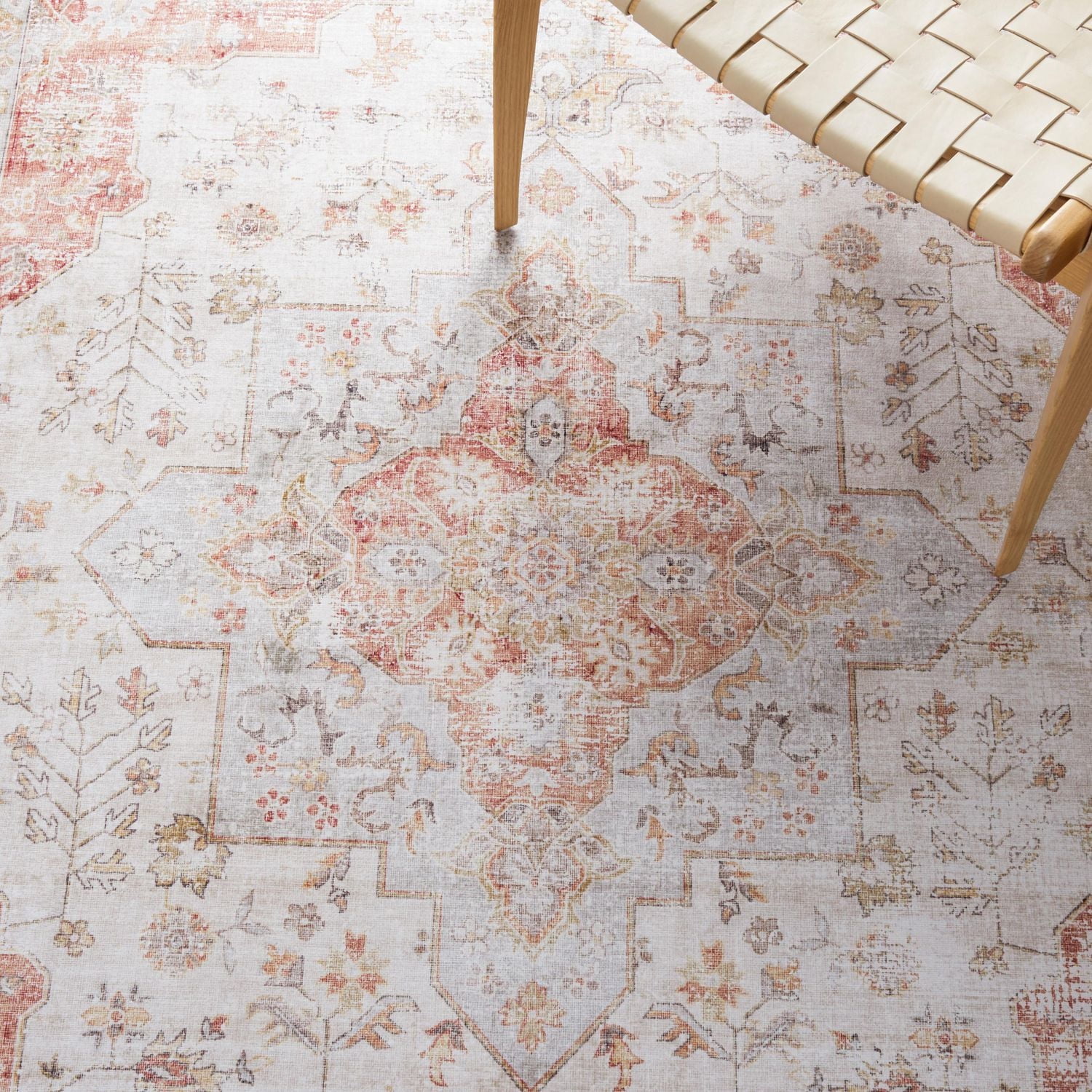 SAFAVIEH Tucson Nazca Traditional Machine Washable Area Rug