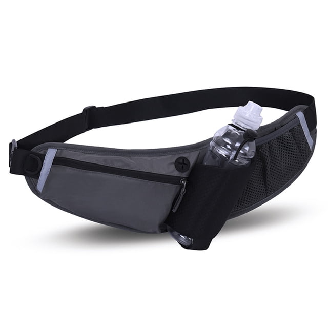 Bolso de cintura para deportes al aire libre bolso de hombro impermeable multifuncional para botella de agua de fitness