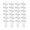 White 30-pack, variant on Iron Metal Cat Head Garden Stakes 25-pack 20647 Plant Label Markers